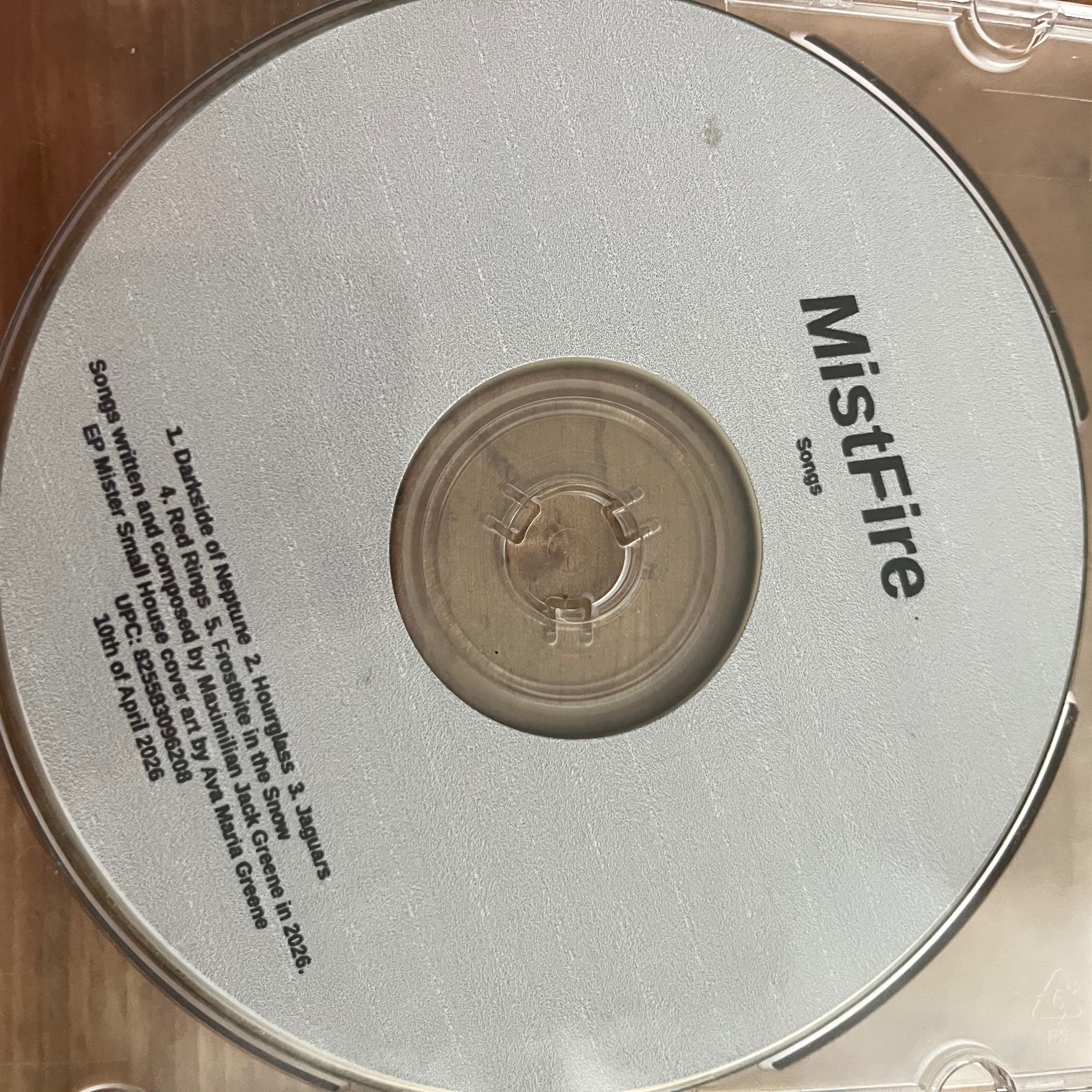 CD of Mister Small House EP (five tracks)